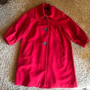 Super cute red jacket! Great for Christmas!